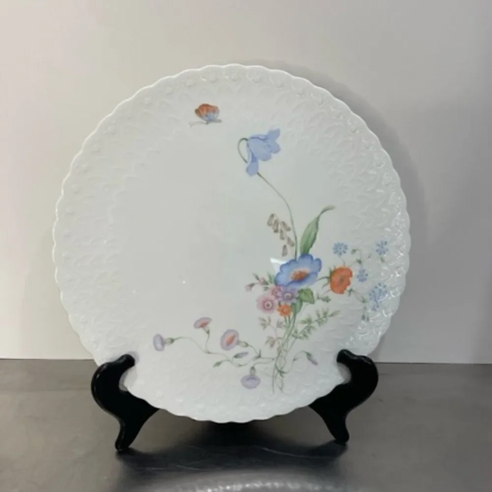 MIKASA Bone China SOMETHING BLUE B2051 ~ CAKE PLATE~11.5